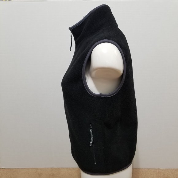 Free Tech vest Medium sleeveless fleece full zip up pockets layering winter fall - Picture 2 of 12